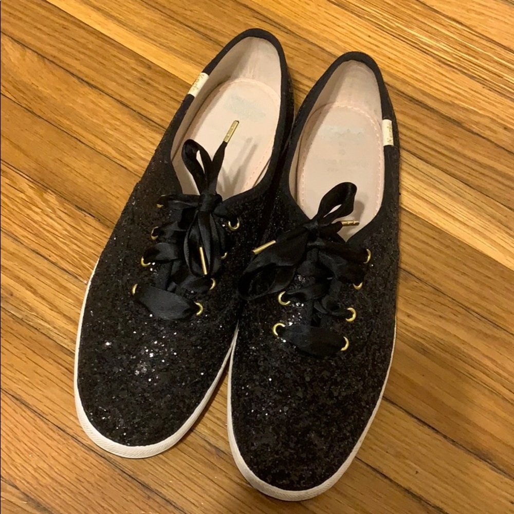 LIKE NEW KEDs by Kate Spade Sparkly Black Size 8